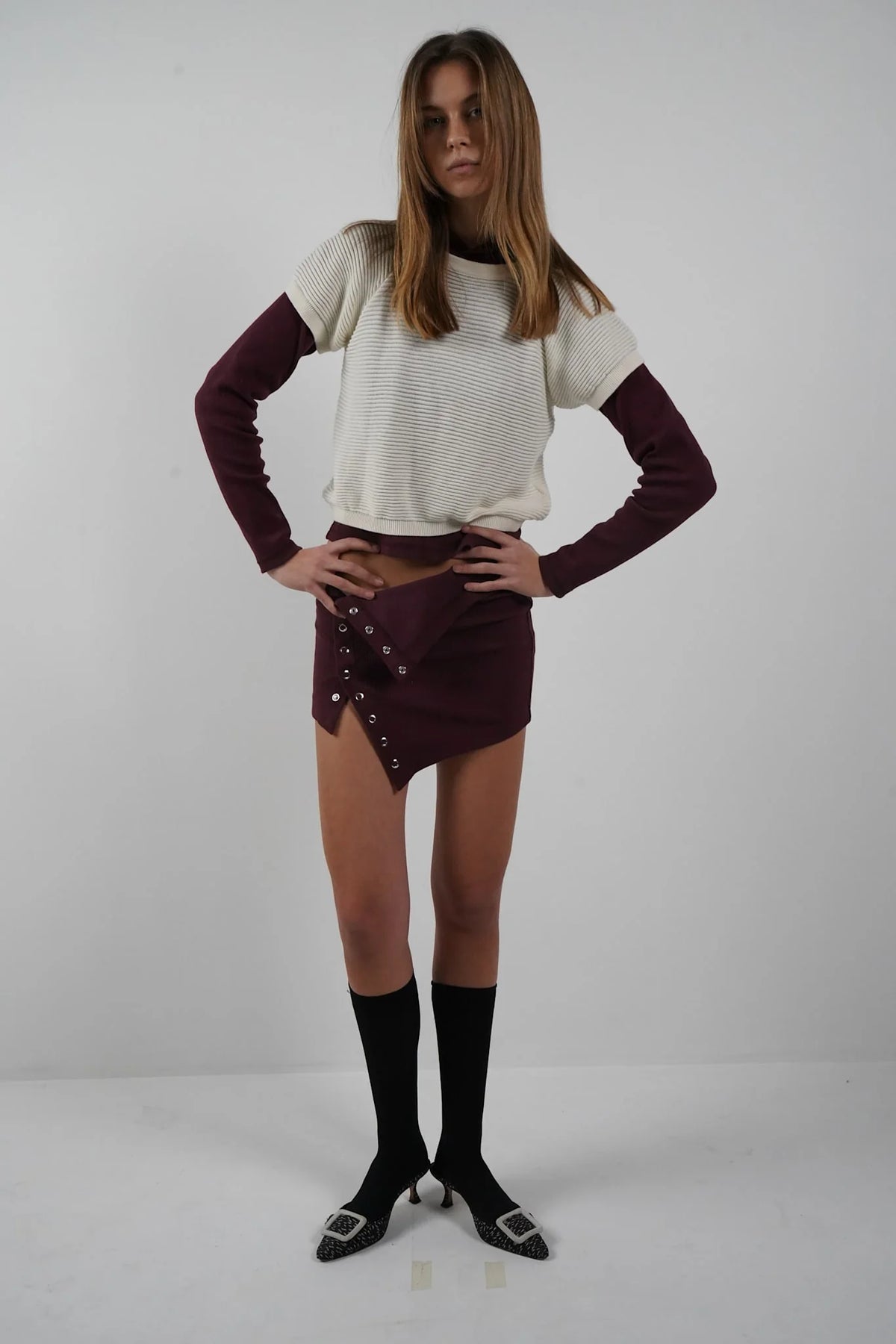 Top Bustier Darling Bordeaux - Hosbjerg