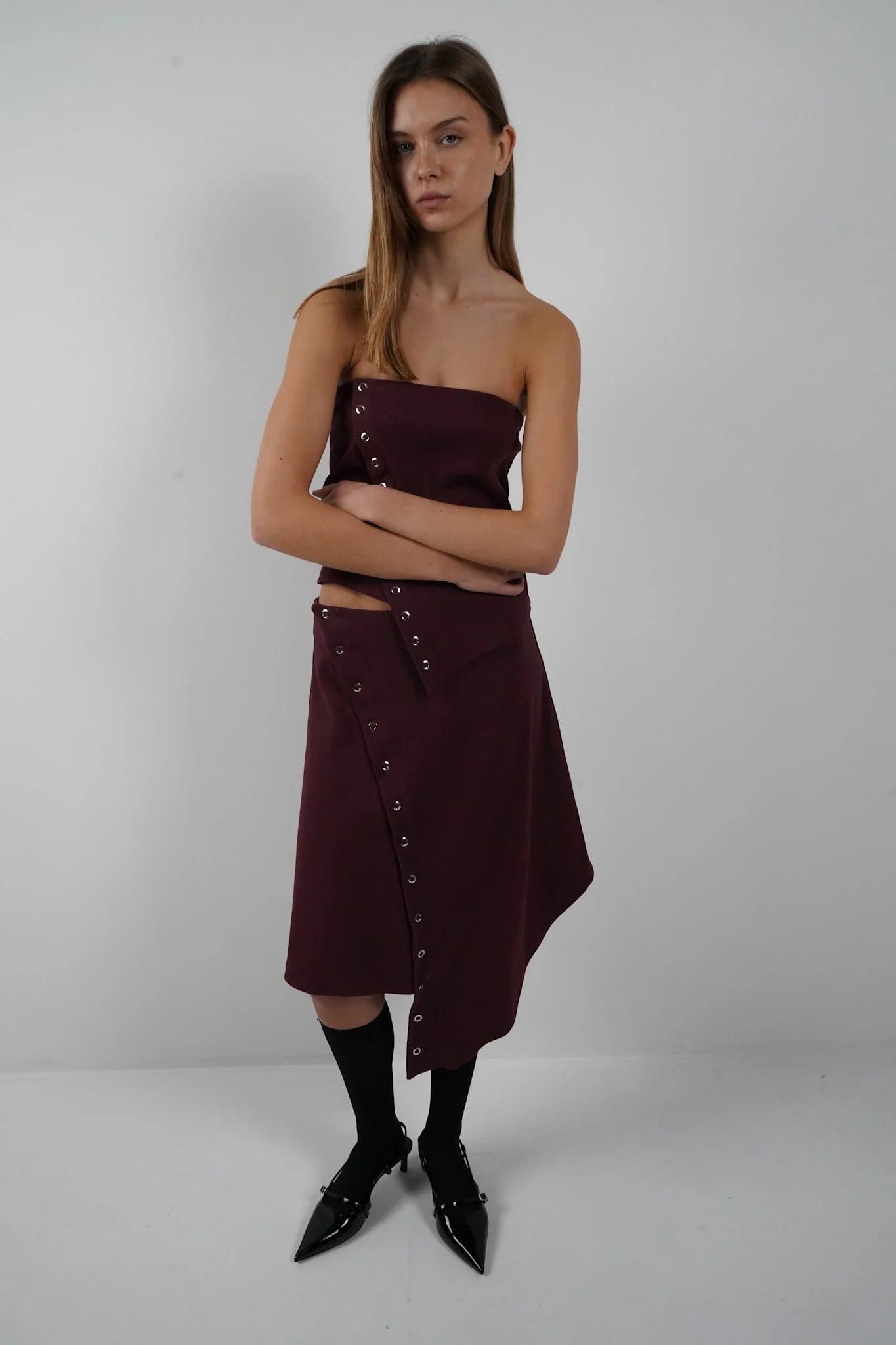 Top Bustier Darling Bordeaux - Hosbjerg