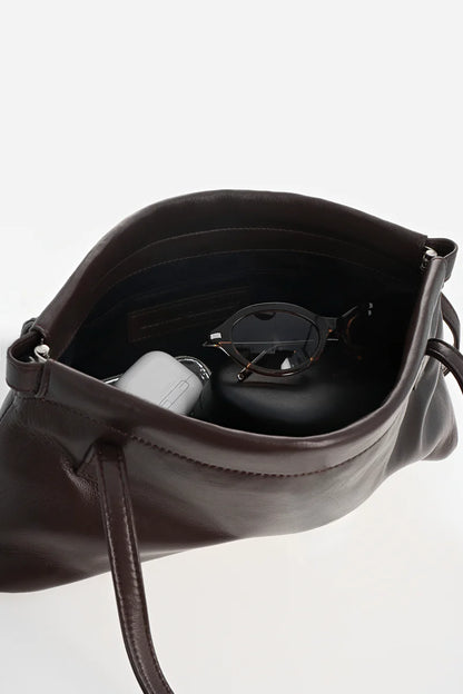Sac Flor Marron + Pendentif Chaînes