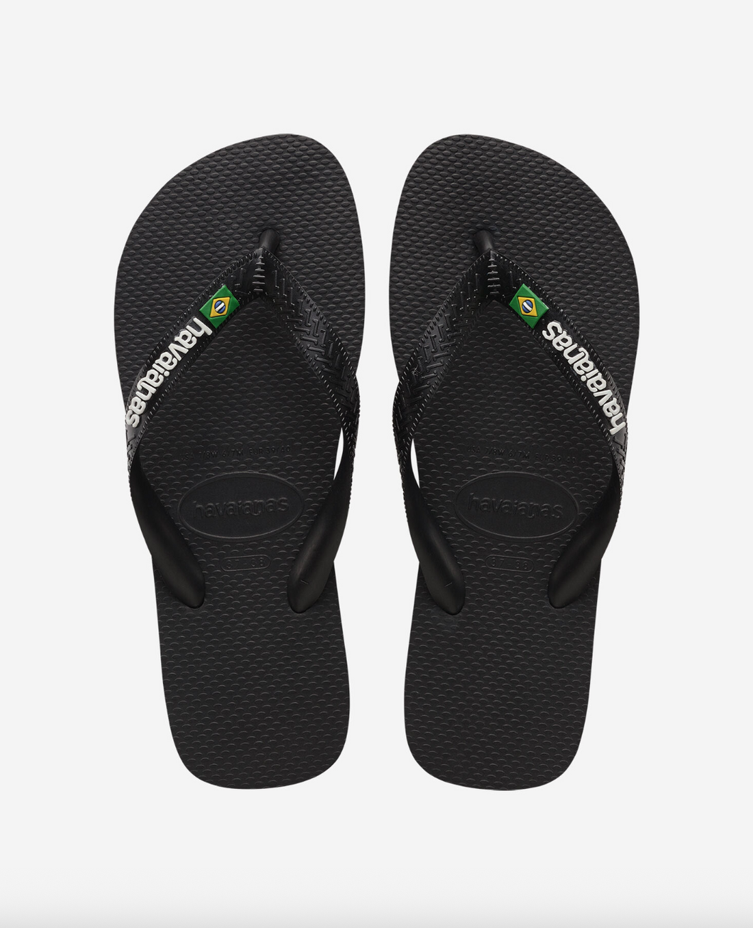 Tongs Brasil Logo Black - Havaianas
