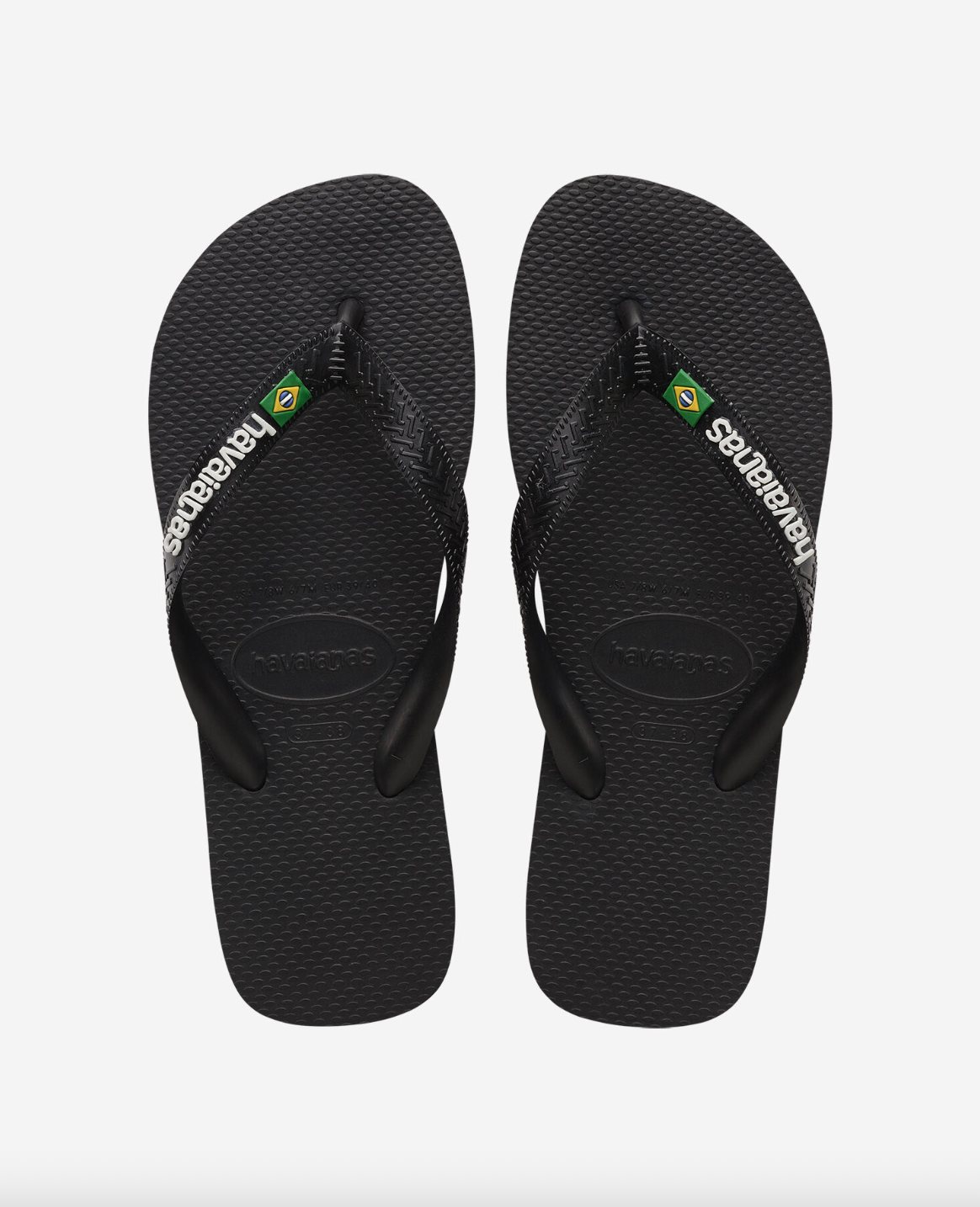 Tongs Brasil Logo Black - Havaianas