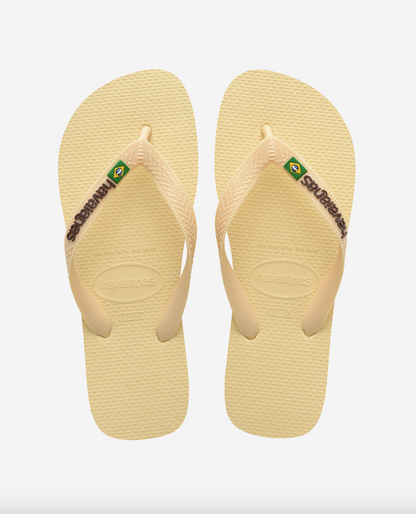 Tongs Brasil Logo Buttercream - Havaianas