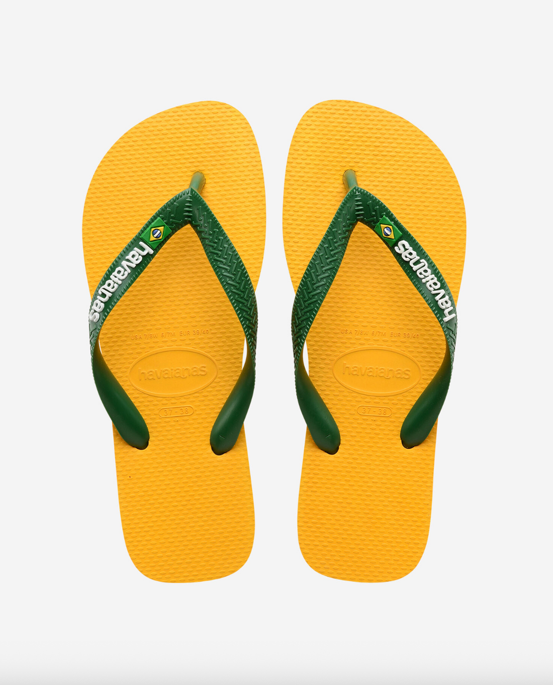 Tongs Brasil Logo Pop Yellow - Havaianas