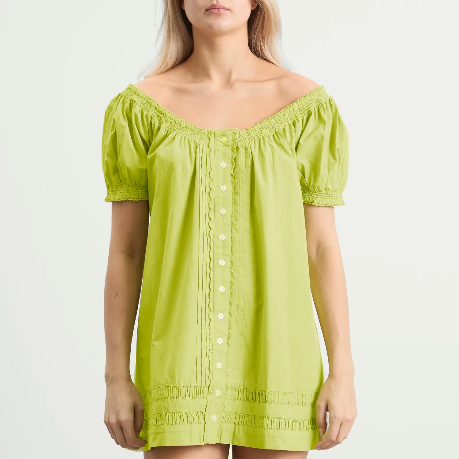 Robe Courte Verte Jayne - Damson Madder