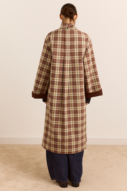 Trench réversible Jerry chocolat - Damson Madder, photo 9