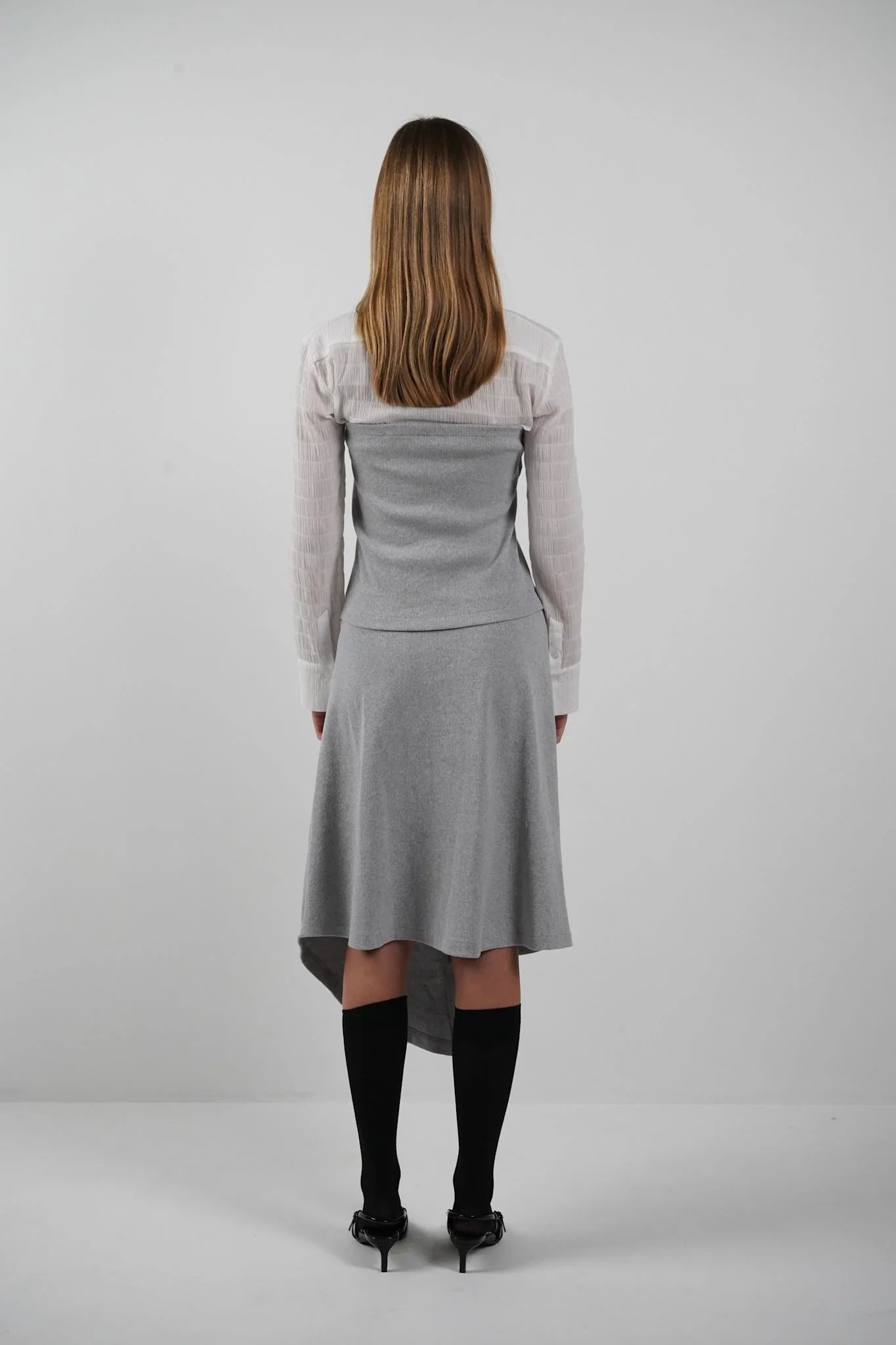 Jupe Pression Darling Gris - Hosbjerg