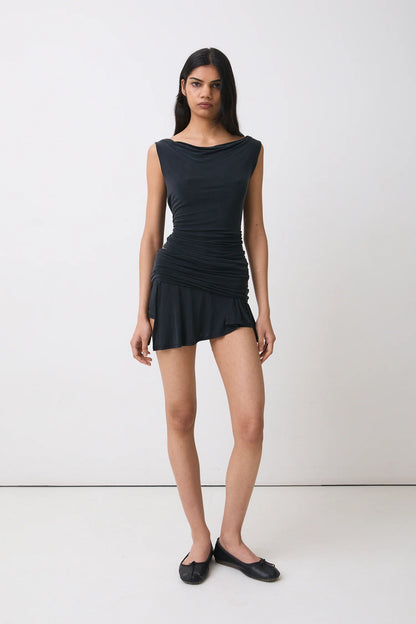 Jupe Short Kylie Graphite - Peachy Den