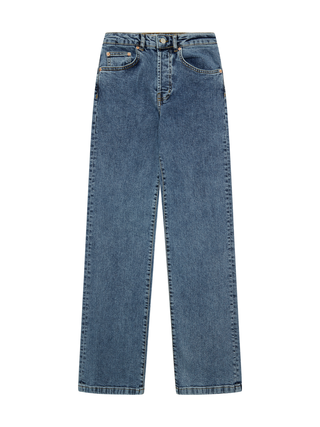 Jeans Droit Maria Stone Blue - Woodbird