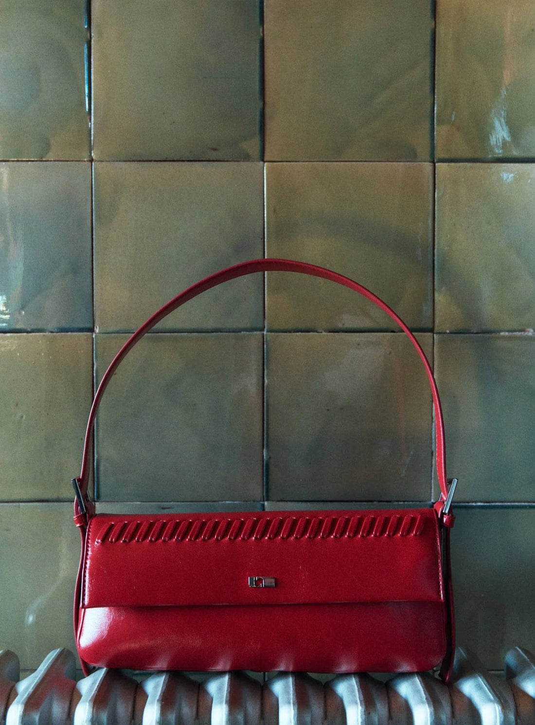 Sac Rouge Miranda Tressé - Laagam