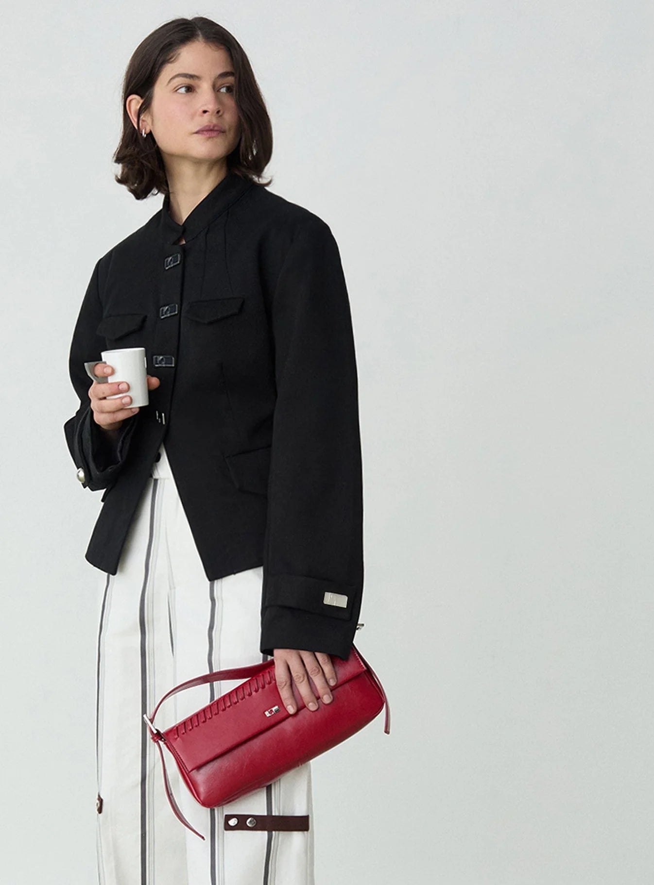 Sac Rouge Miranda Tressé - Laagam