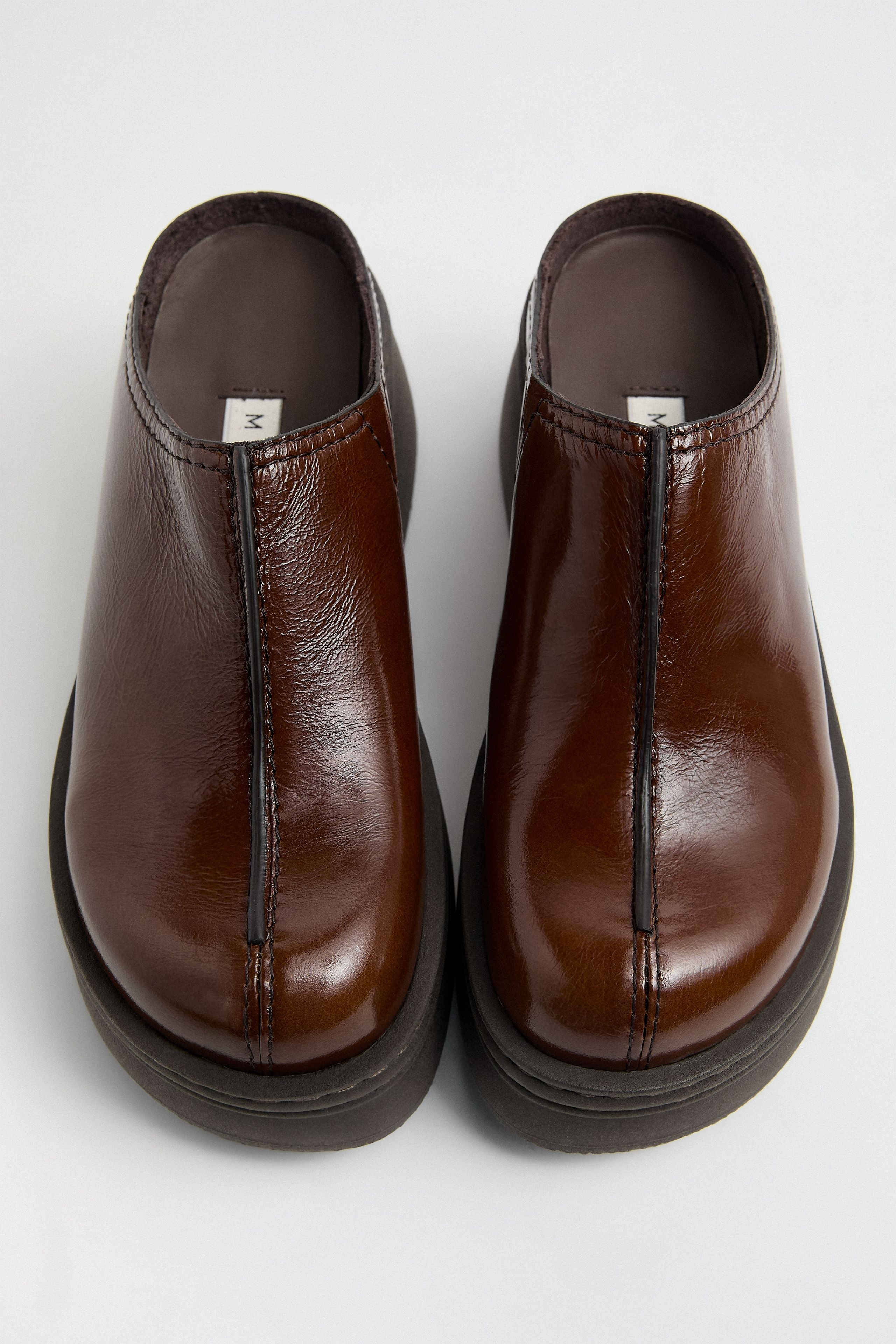 Mules Mego Dark Brown - Miista