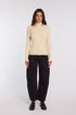 Pull col roulé écru Jil - Nitah