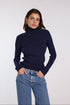 Pull col roulé marine Jil - Nitah