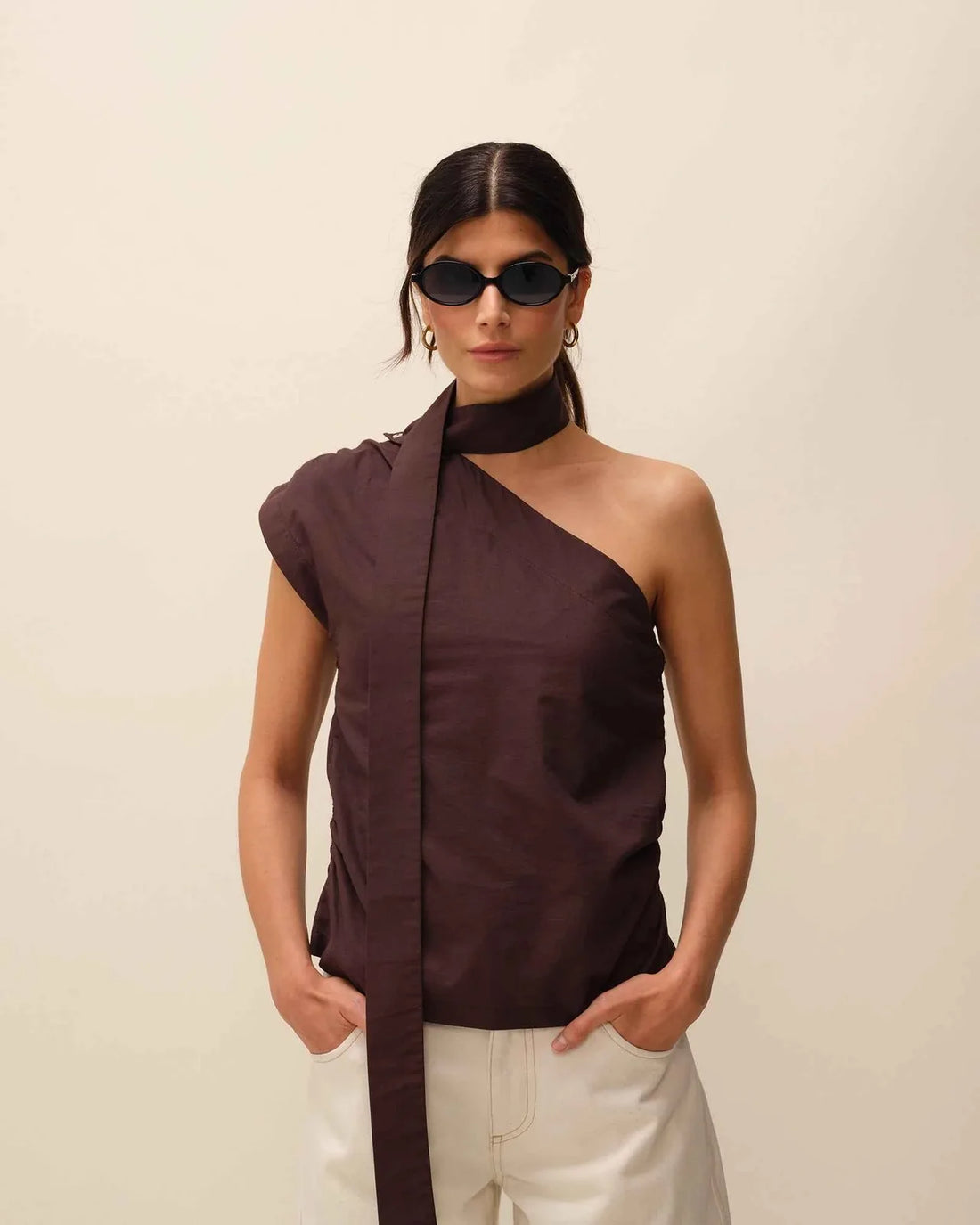 Top Trudy Marron - Nitah