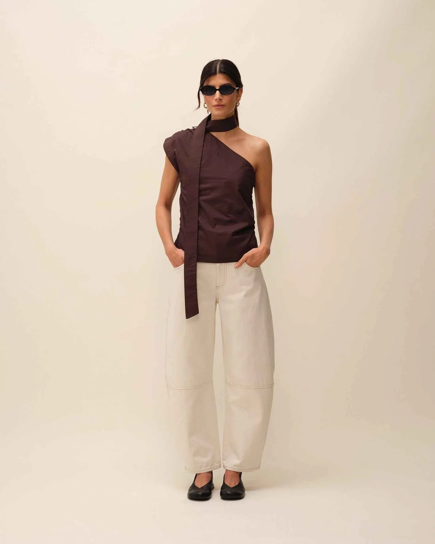 Top Trudy Marron - Nitah