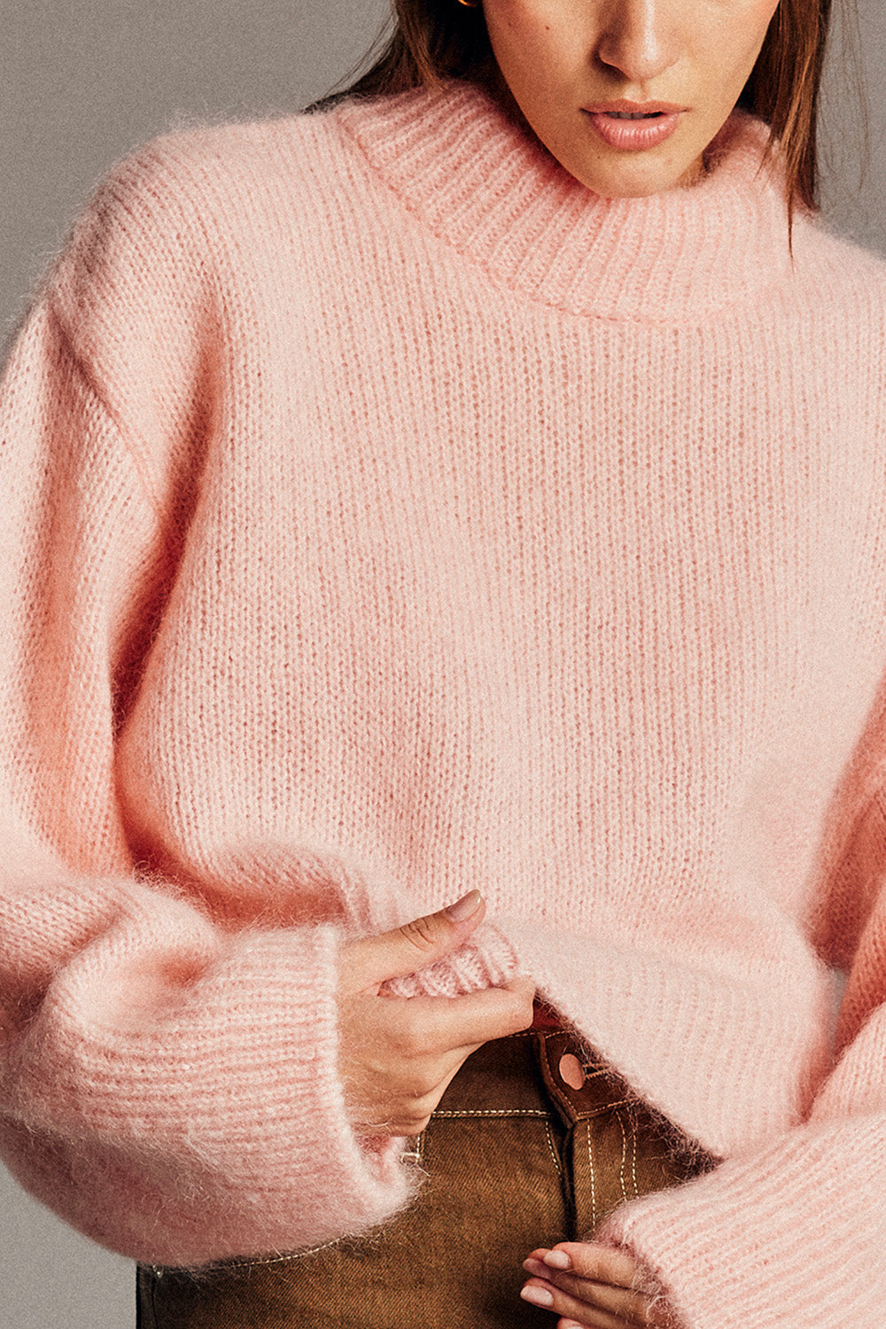 Pull en Mohair Rose Marc - Nitah