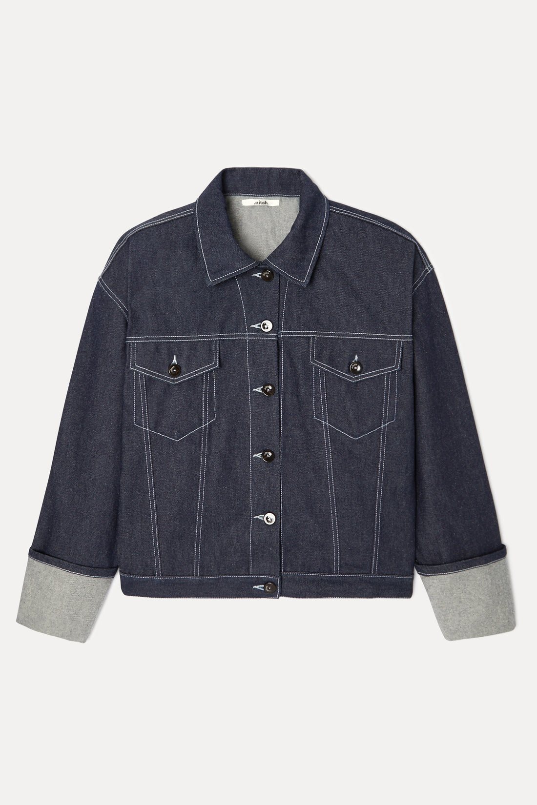 Veste en Denim Brut Anouar - Nitah