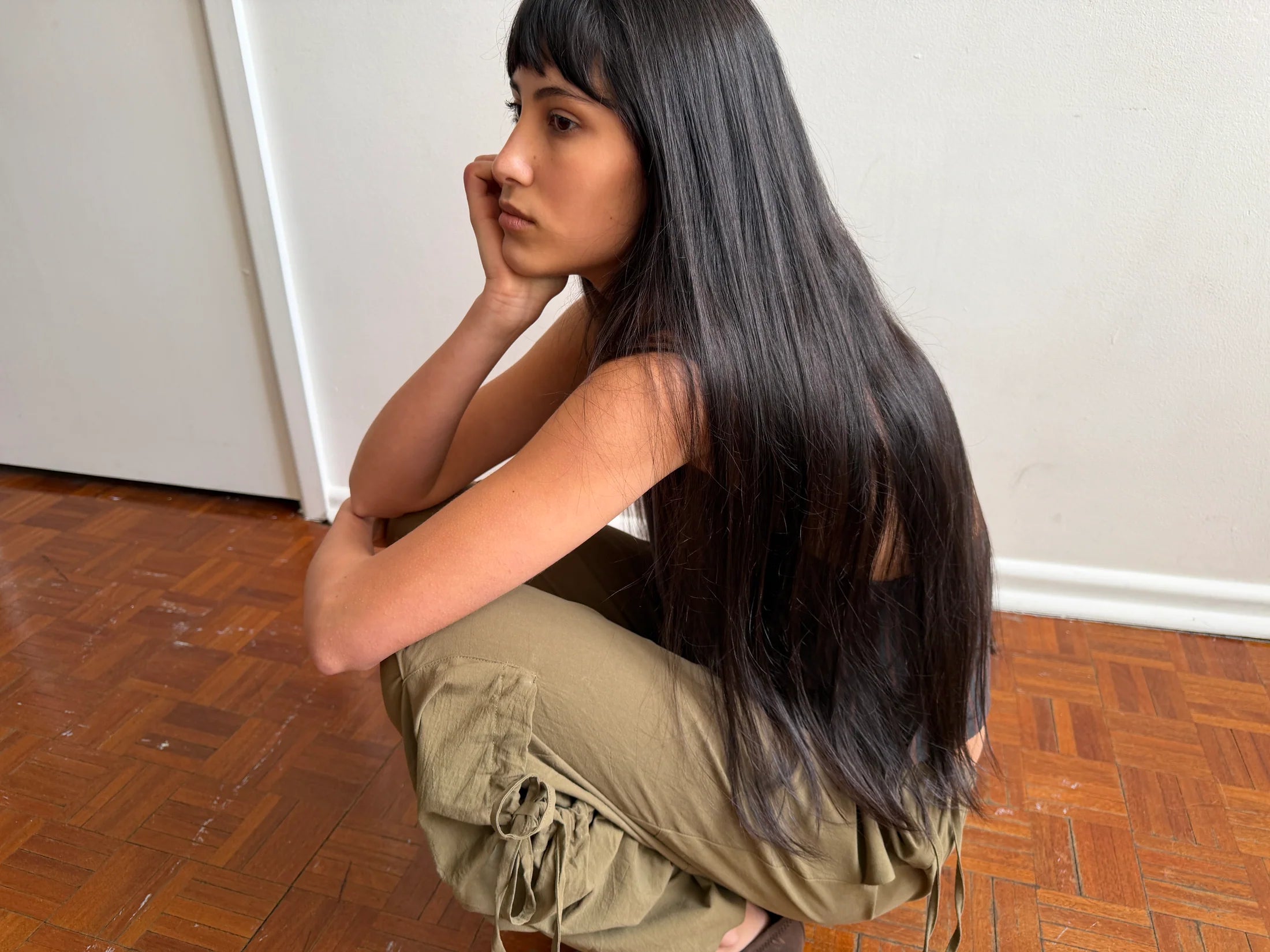 Pantalon Cargo Drawcord - Deiji Studio