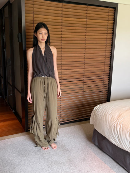 Pantalon Cargo Drawcord - Deiji Studio