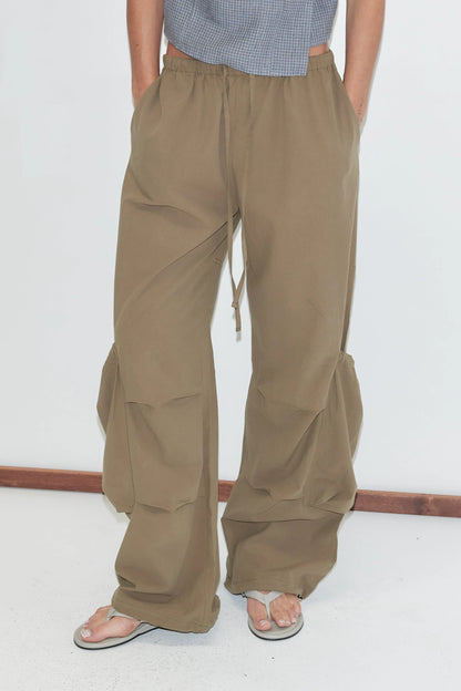 Pantalon Cargo Drawcord - Deiji Studio