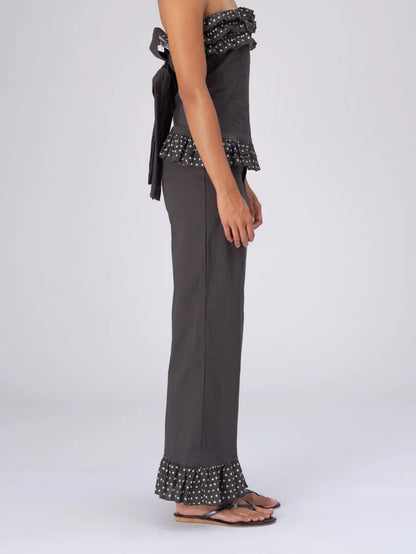 Pantalon Marron Polka Dots - Carmen Says