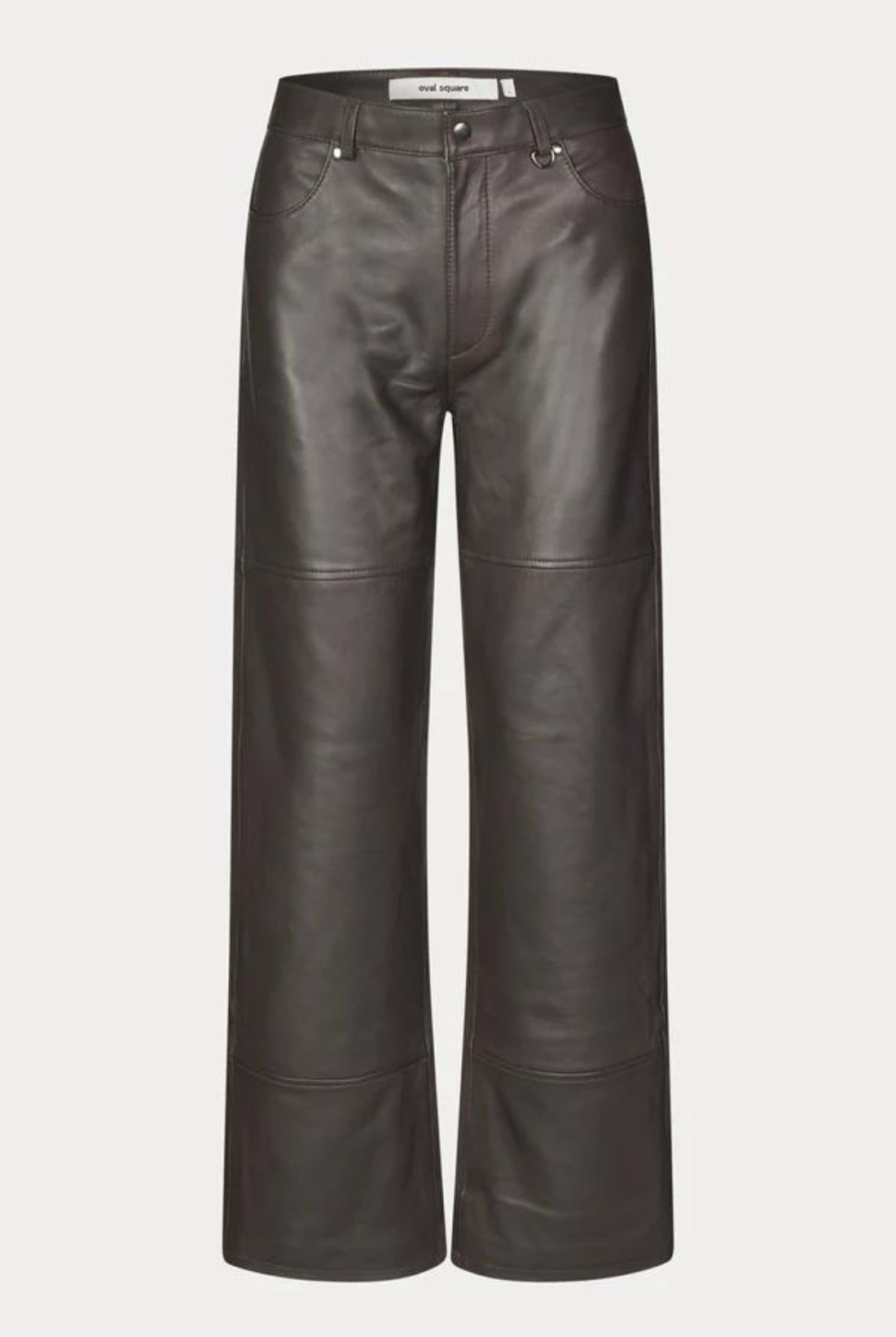 Pantalon en Cuir - Oval Square