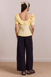 Pantalon Felix Twill Navy - Damson Madder, photo 3