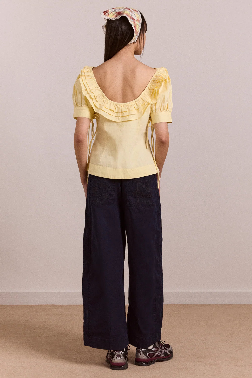 Pantalon Felix Twill Navy - Damson Madder, photo 3