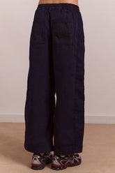Pantalon Felix Twill Navy - Damson Madder, photo 5