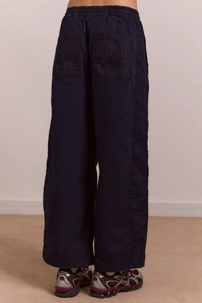 Pantalon Felix Twill Navy - Damson Madder, photo 5