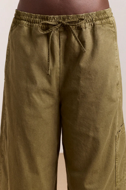 Pantalon Felix Vert Olive - Damson Madder