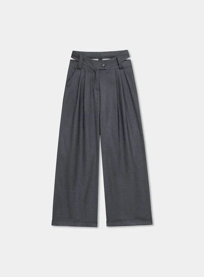 Pantalon Tailleur Smith Gris - Laagam