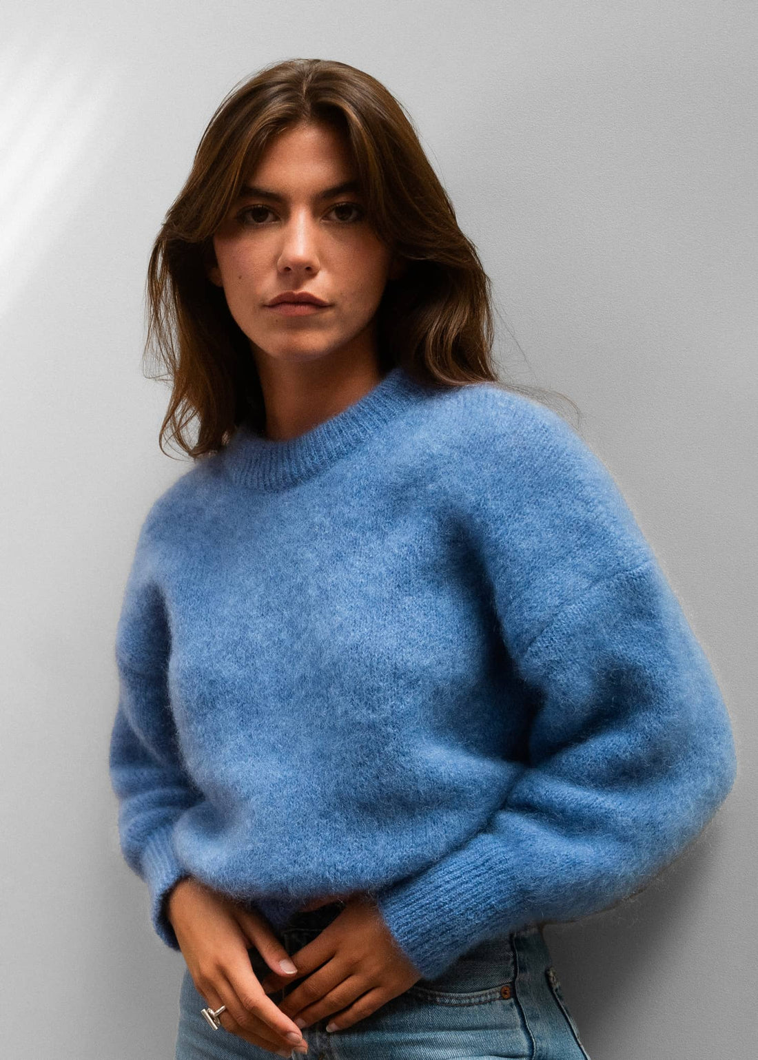 Pull Mohair Jane Bleu - Surprise