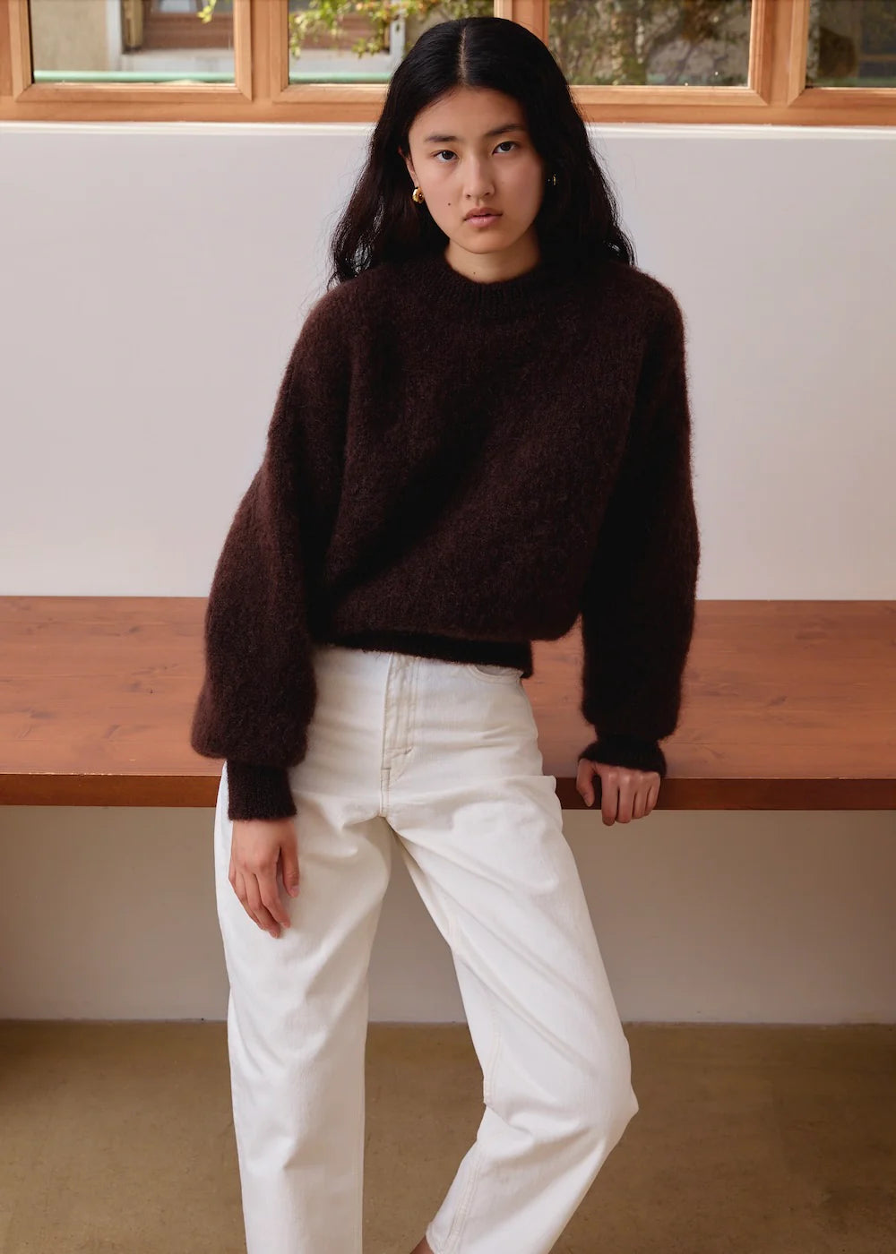 Pull Mohair Jane Chocolat - Surprise