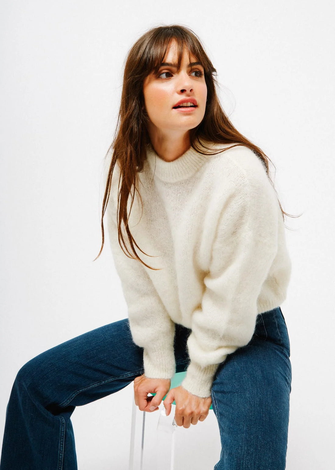 Pull Mohair Jane Crème - Surprise