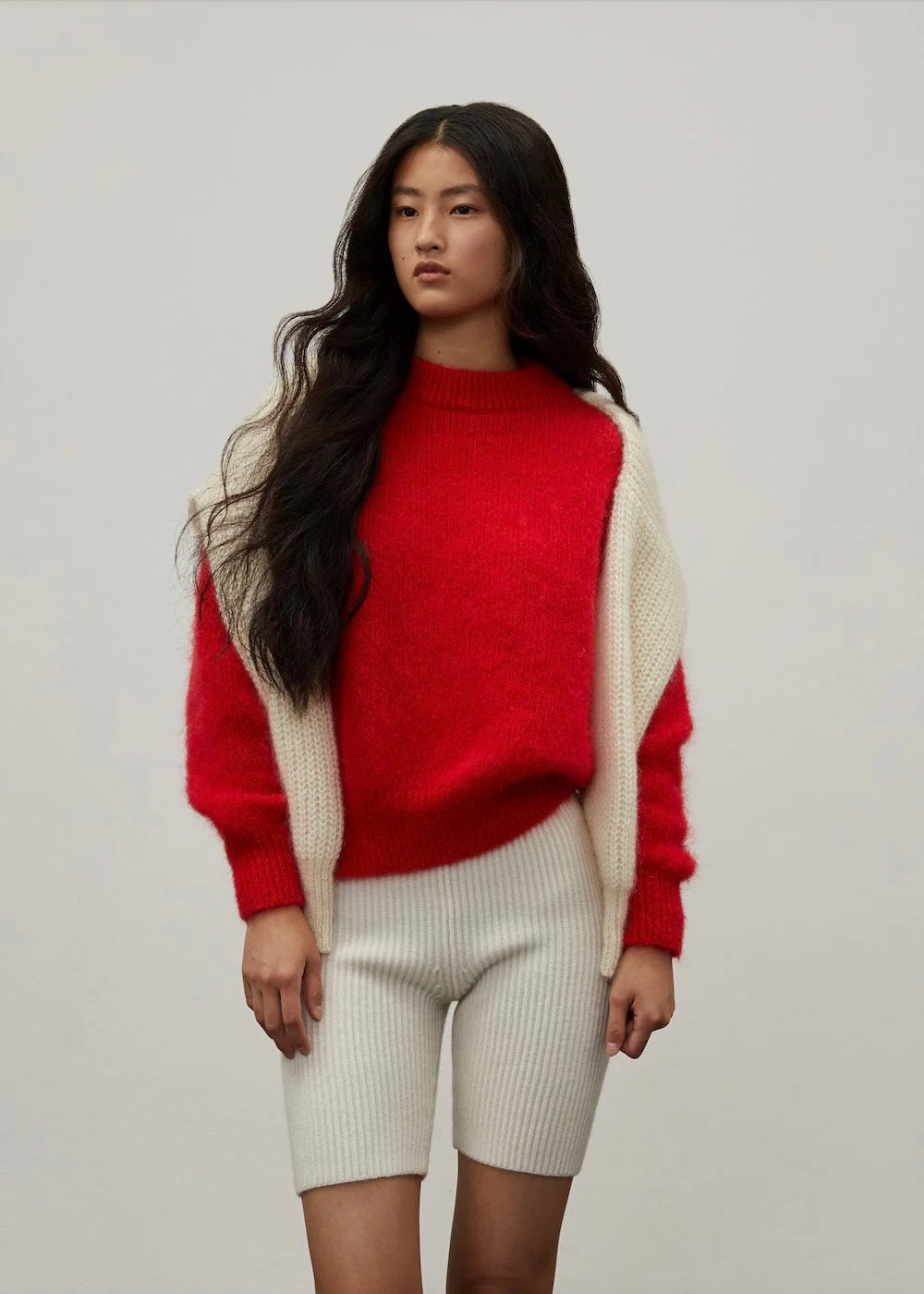 Pull Mohair Jane Rouge - Surprise
