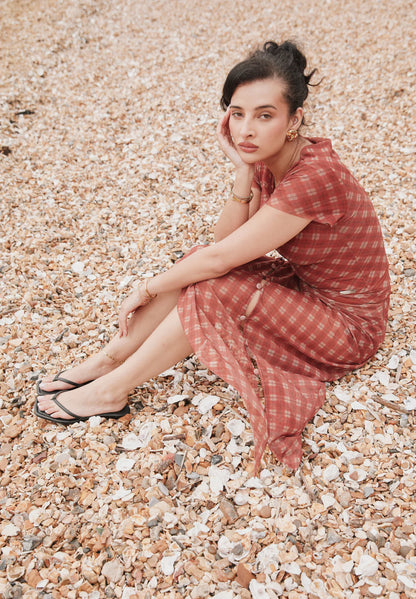 Jupe en Mesh Retro Check - House of Sunny