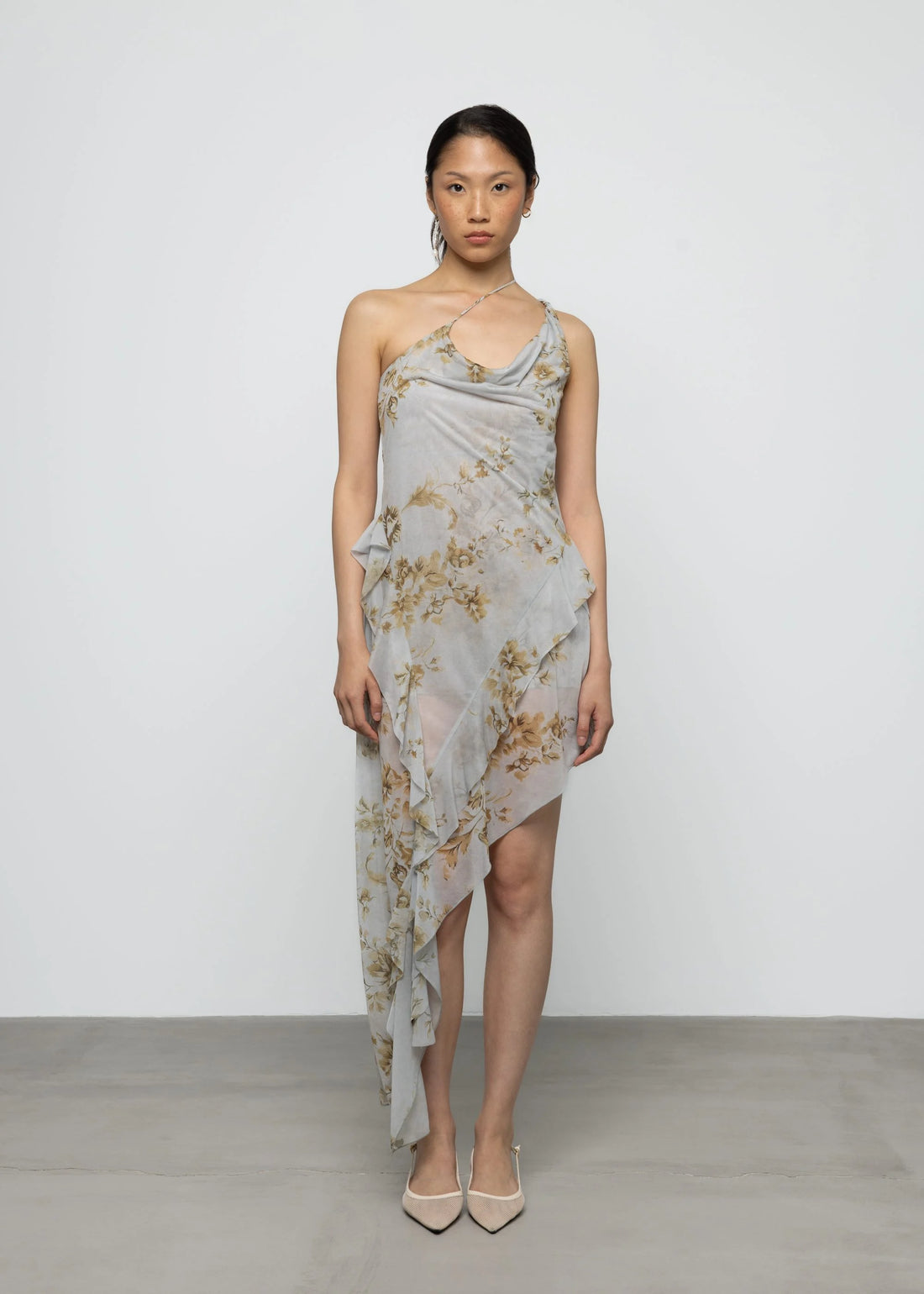 Robe Asymétrique Florale - Esthé