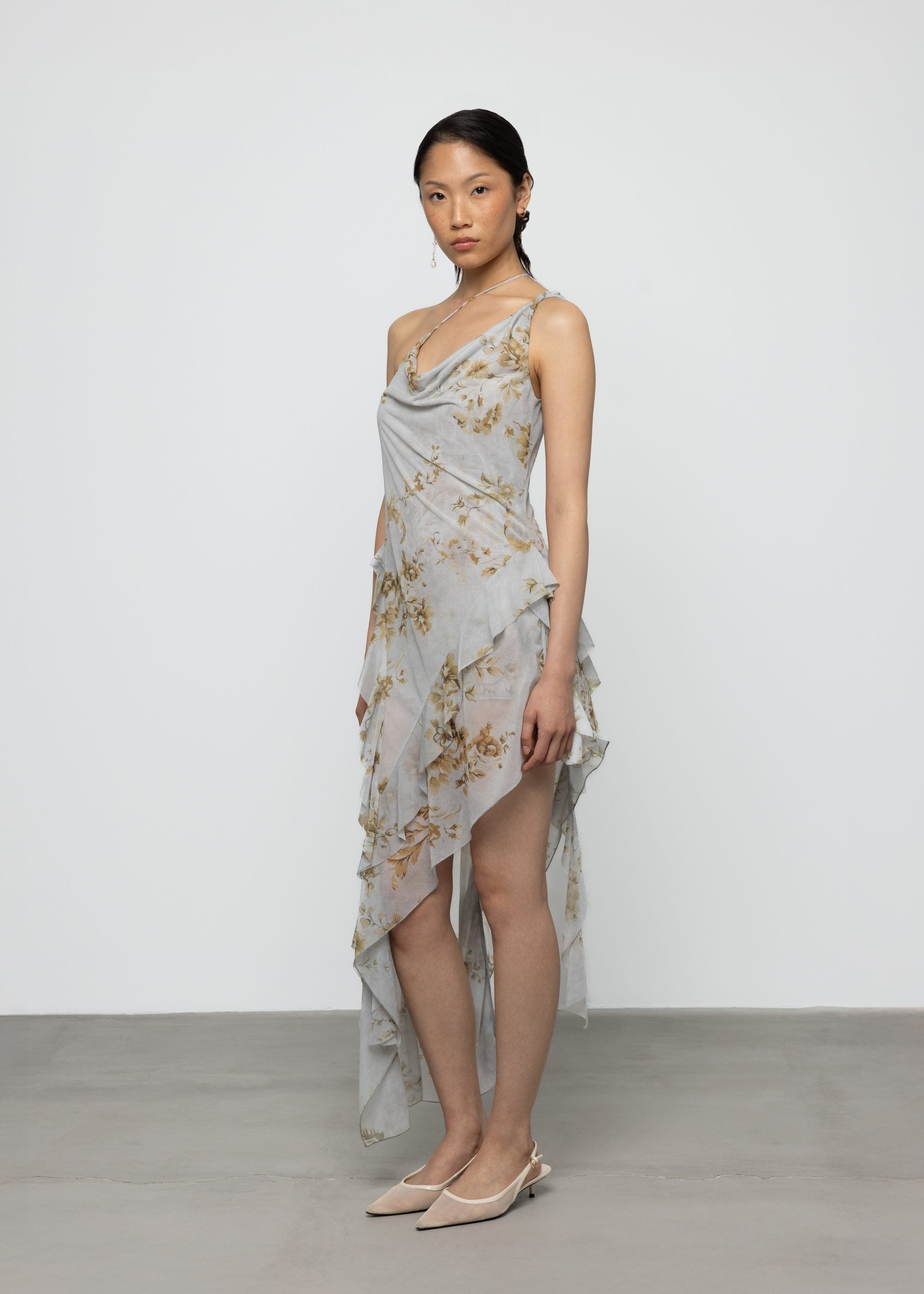 Robe Asymétrique Florale - Esthé