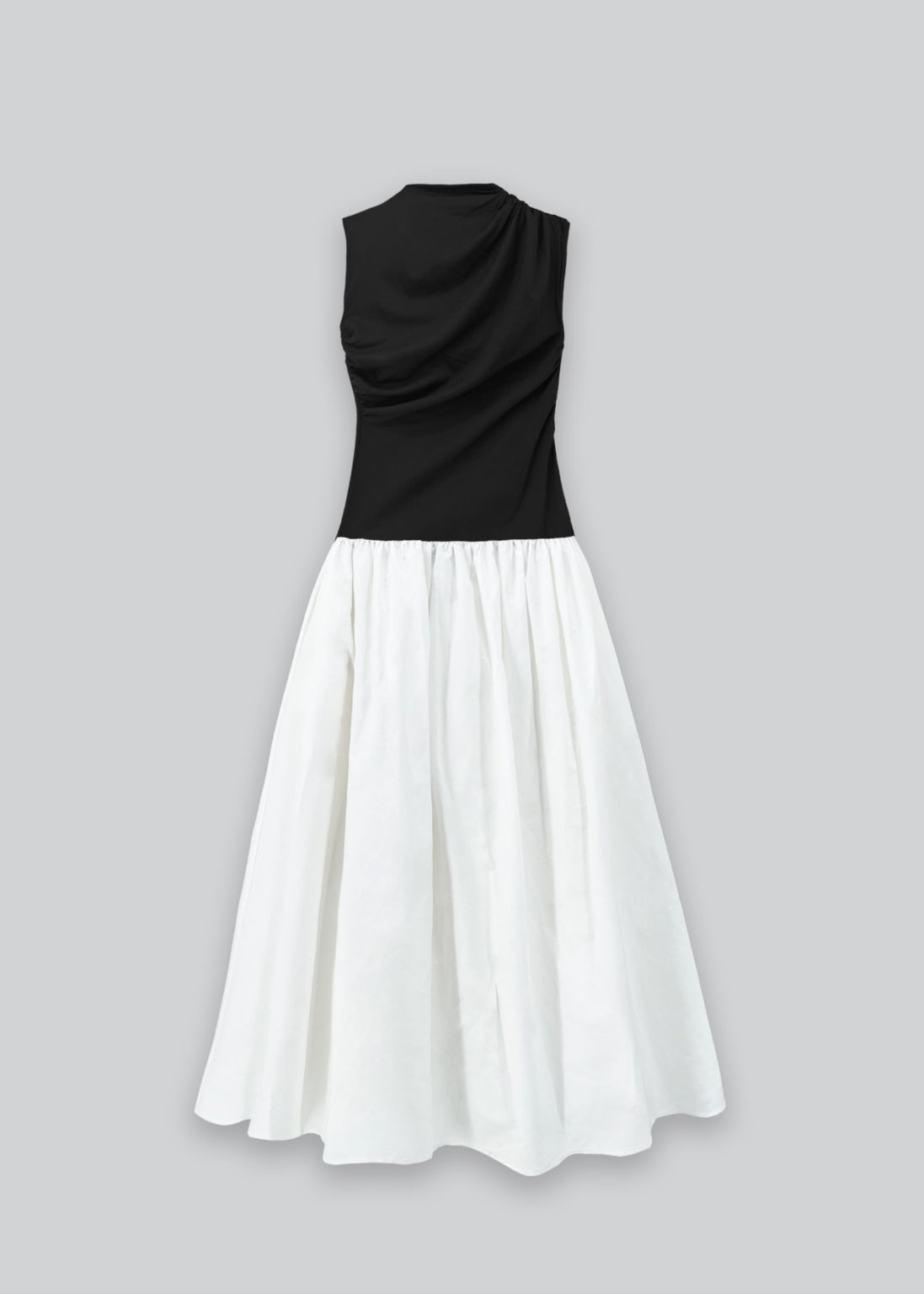 Robe Drapée Bi Matière - Esthé