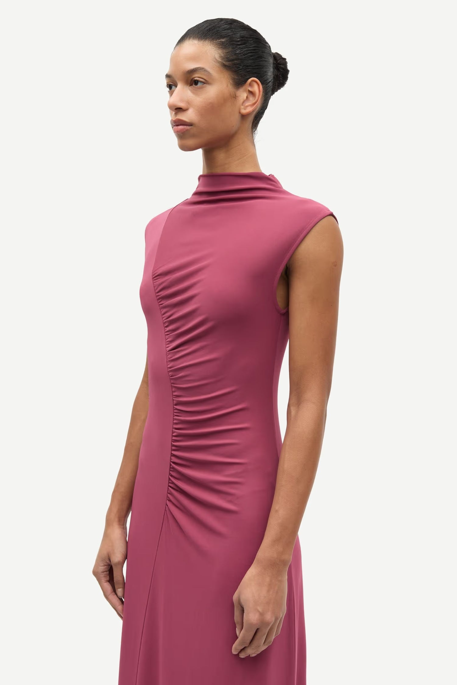 Robe Longue Rose Saandressa - Samsoe Samsoe