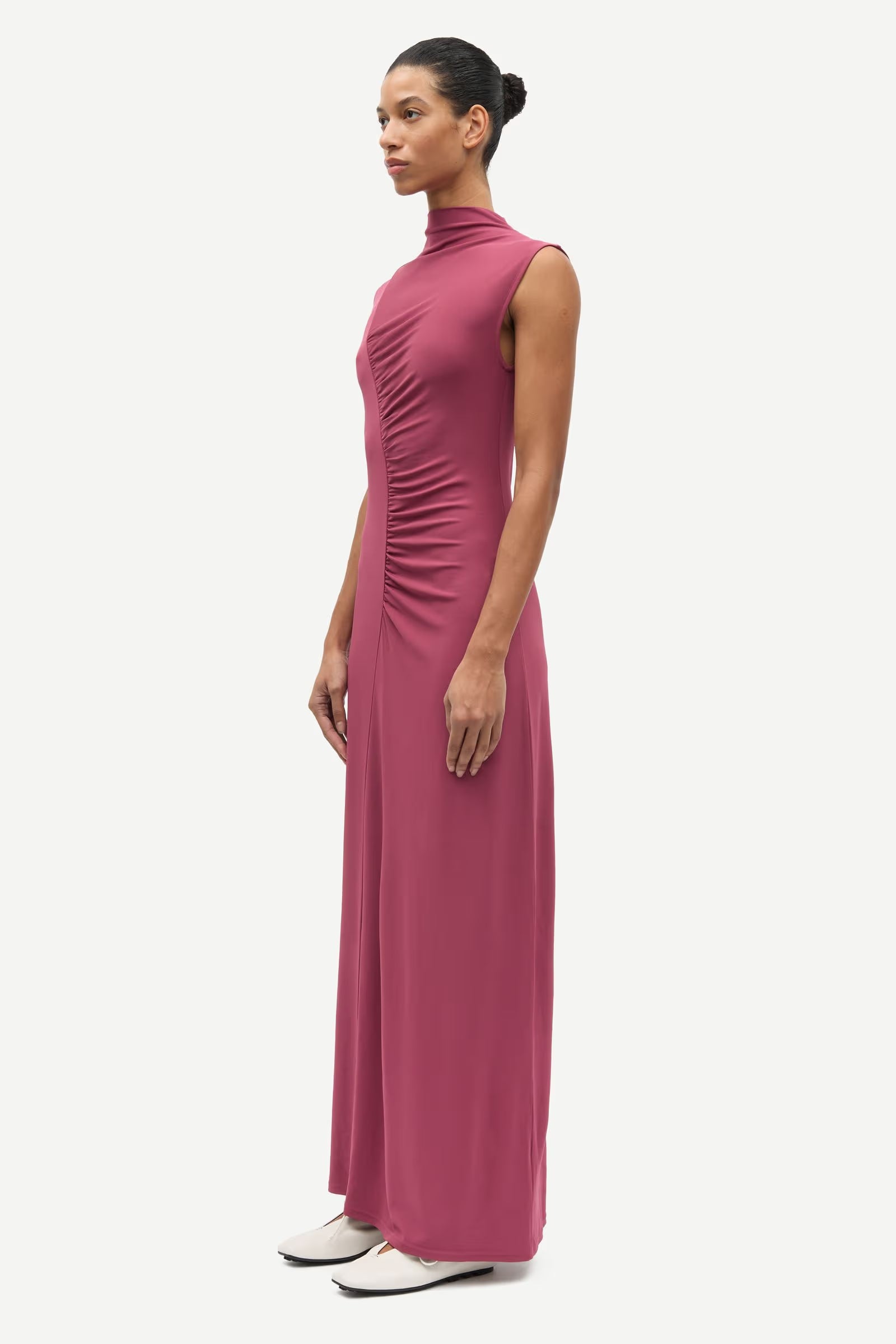 Robe Longue Rose Saandressa - Samsoe Samsoe
