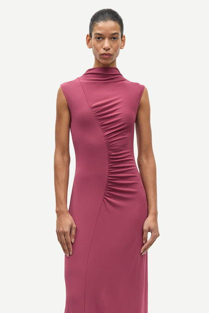 Robe Longue Rose Saandressa - Samsoe Samsoe