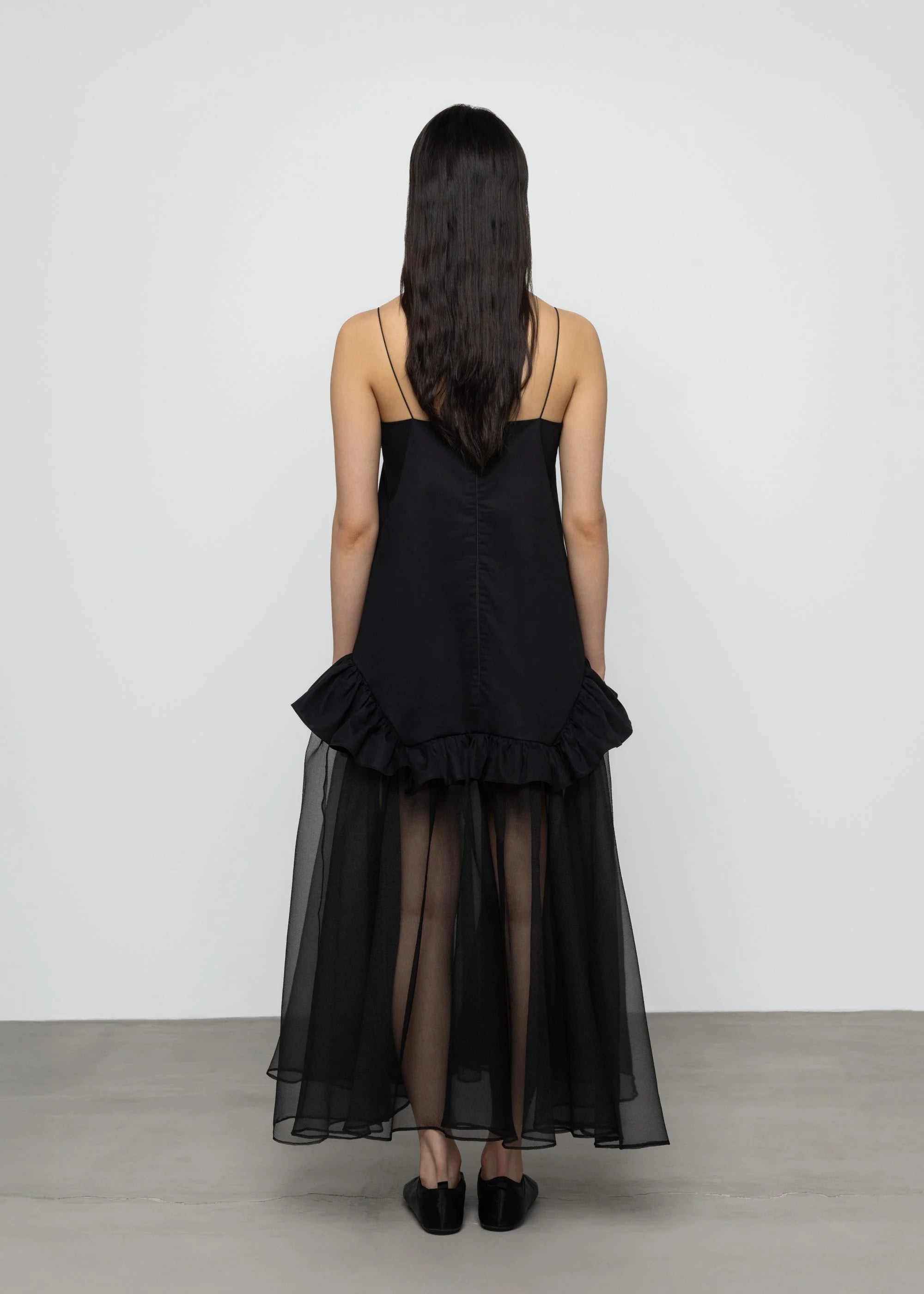 Maxi Robe Mix Coton Organza - Esthé