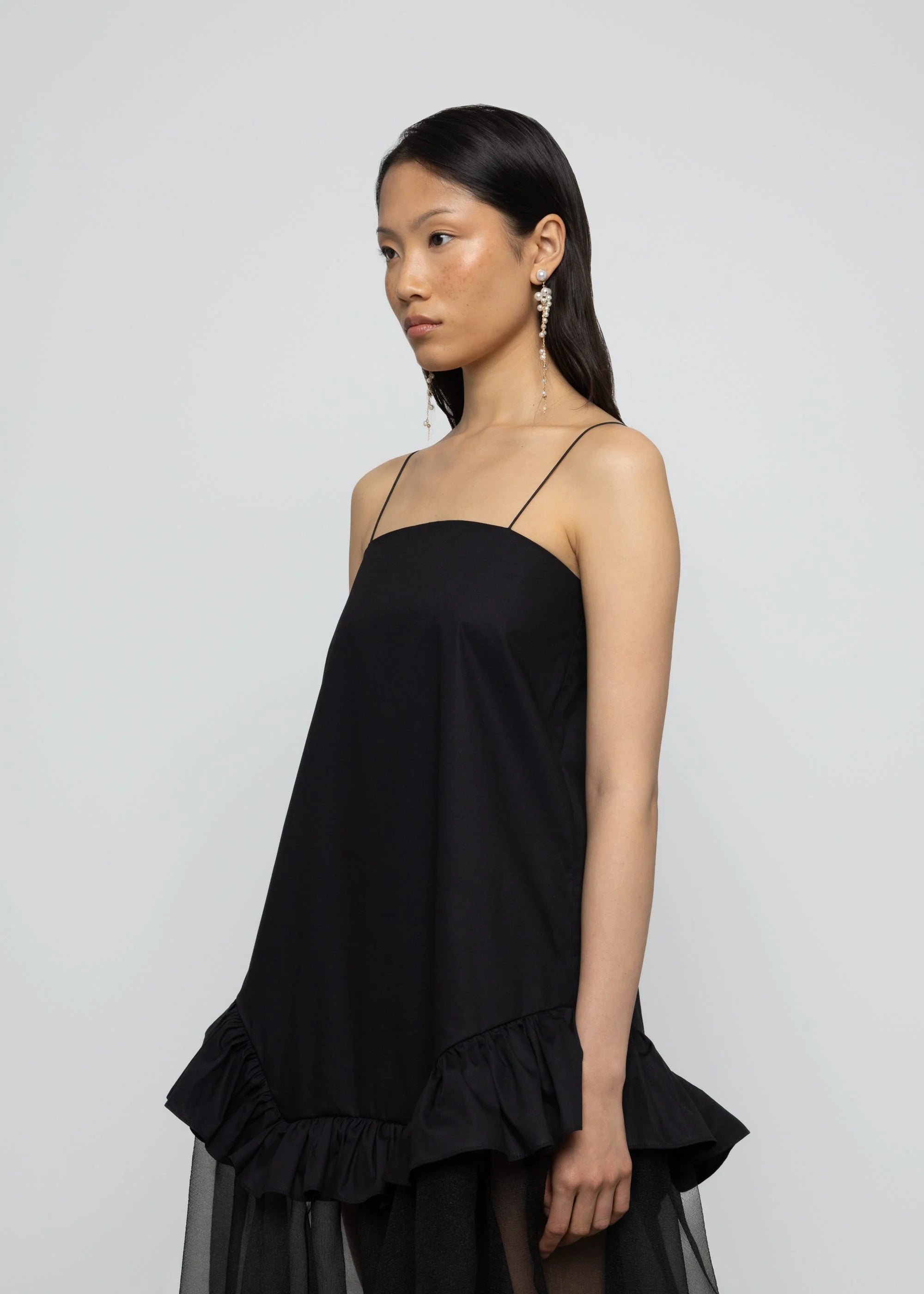 Maxi Robe Mix Coton Organza - Esthé