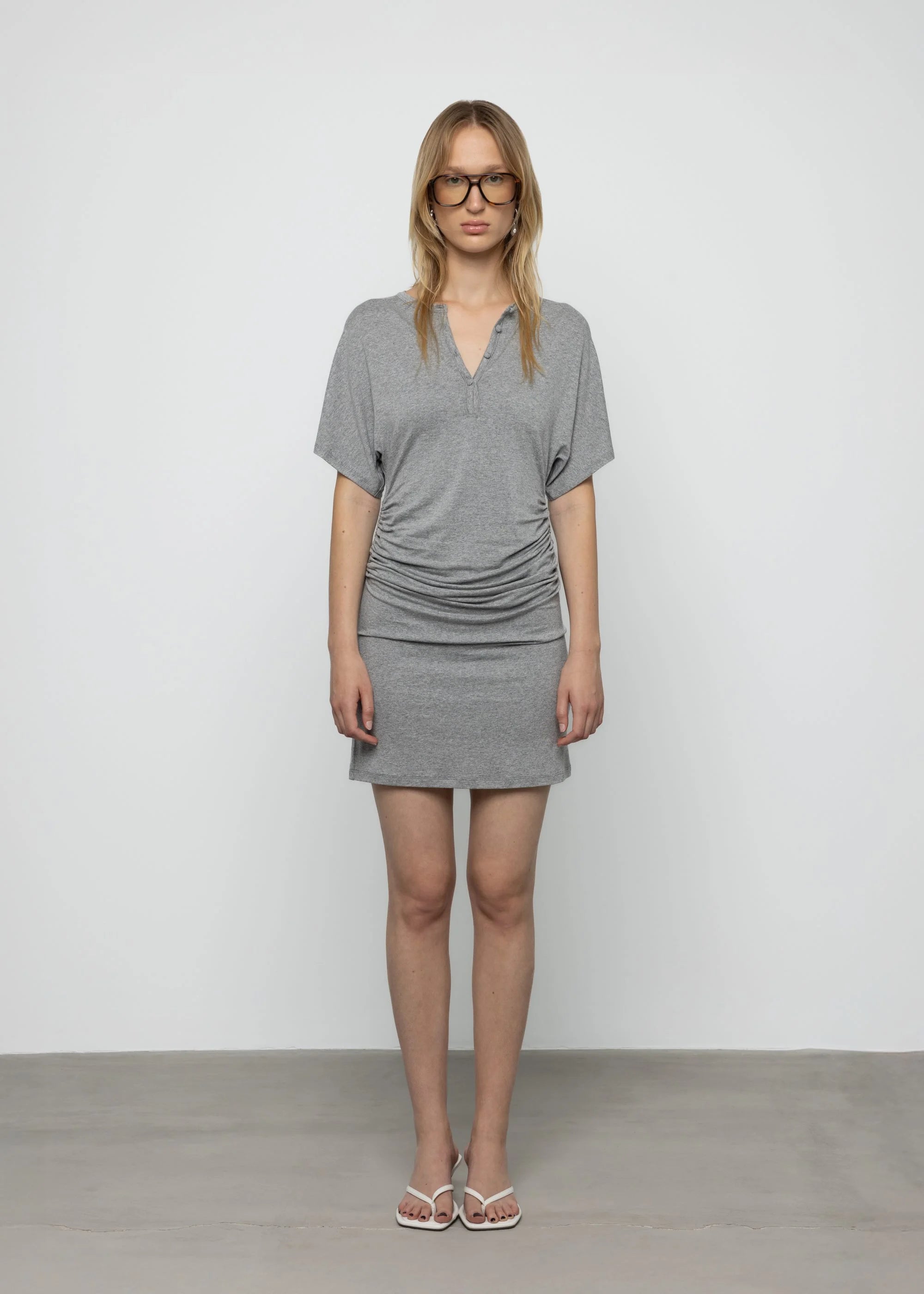 Robe T-shirt Drapée - Esthé
