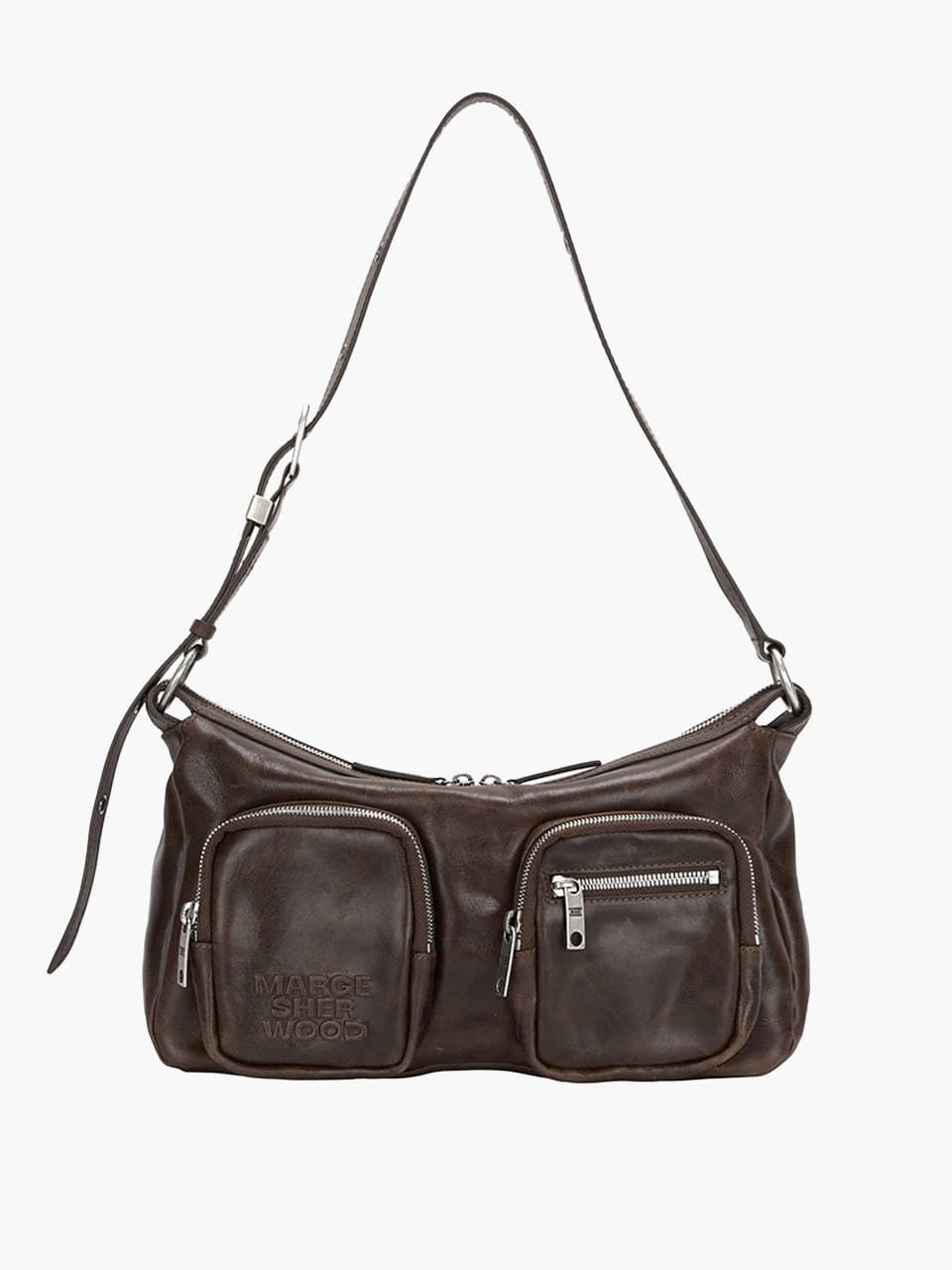 Sac Outpocket Hobo Washed Brown - Marge Sherwood