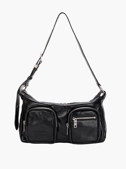 Sac Outpocket Hobo Black Glossy - Marge Sherwood