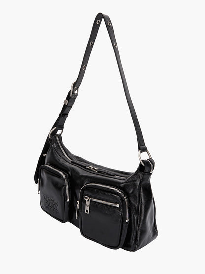 Sac Outpocket Hobo Black Glossy - Marge Sherwood