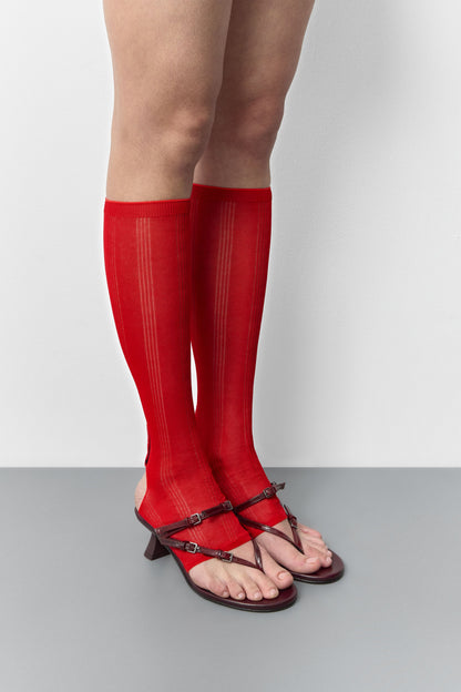 Sandales Abisai Burgundy - Miista